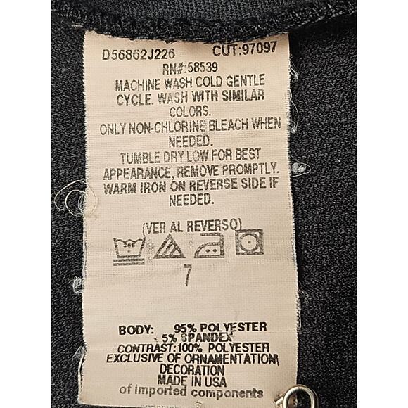 SPEECHLESS WOMEN'S BLACK ELEGANT COCKTAIL DRESS SIZE 7 - Picture 12 of 13